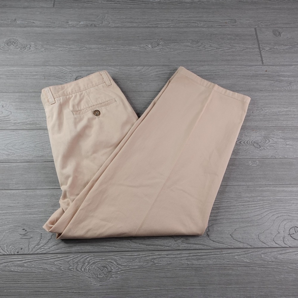 Ermenegildo Zegna Pants Mens 36x27 | 54 Beige Khaki Pleated Chino Trouser Cotton